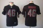 Jerseys Factory Cheap Nike Redskins #46 Alfred Morris Black Impa