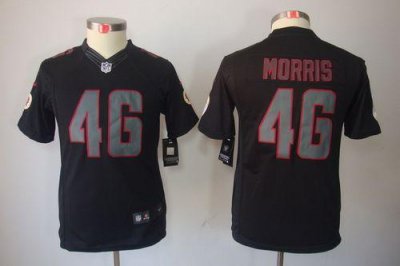 Jerseys Factory Cheap Nike Redskins #46 Alfred Morris Black Impa