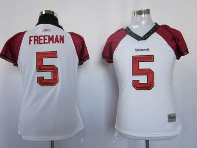 Jerseys Factory Cheap Buccaneers #5 Josh Freeman White Women's F
