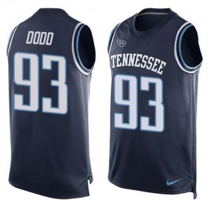 Jerseys Factory Cheap Nike Titans #93 Kevin Dodd Navy Blue Alter