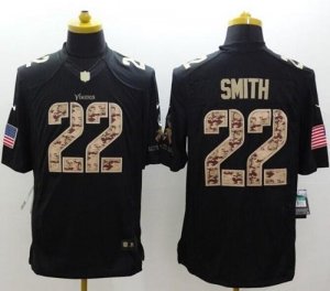 Jerseys Factory Cheap Nike Vikings #22 Harrison Smith Black Men'