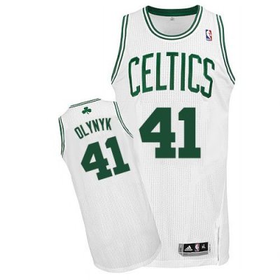 Jerseys Factory Cheap Revolution 30 Celtics #41 Kelly Olynyk Whi