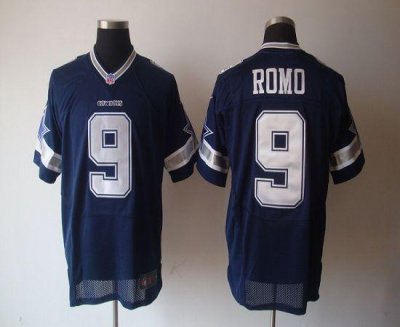 Jerseys Factory Cheap Nike Cowboys #9 Tony Romo Navy Blue Team C