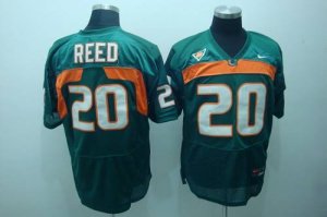 Jerseys Factory Cheap Hurricanes #20 Ed Reed Green Embroidered N