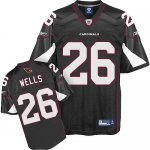 Jerseys Factory Cheap Cardinals #26 Chris Wells Black Stitched N
