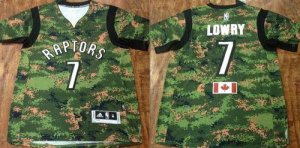 Jerseys Factory Cheap Raptors #7 Kyle Lowry Camo Pride Stitched