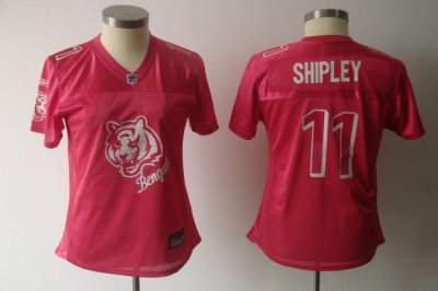 Jerseys Factory Cheap Bengals #11 Jordan Shipley Pink 2011 Women