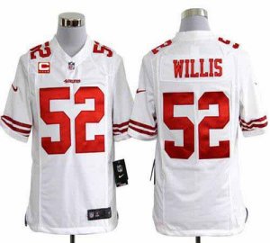 Jerseys Factory Cheap Nike 49ers #52 Patrick Willis White With C
