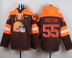 Jerseys Factory Cheap Nike Browns #55 Danny Shelton Brown Player