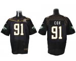 Jerseys Factory Cheap Nike Eagles #91 Fletcher Cox Black 2016 Pr