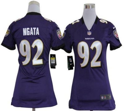 Jerseys Factory Cheap Nike Ravens #92 Haloti Ngata Purple Team C