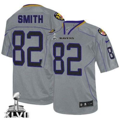 Jerseys Factory Cheap Nike Ravens #82 Torrey Smith Lights Out Gr