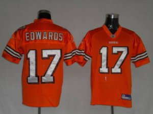 Jerseys Factory Cheap Browns #17 Braylon Edwards Orange Stitched