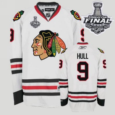 Jerseys Factory Cheap Blackhawks #9 Bobby Hull Embroidered White