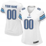 Jerseys Factory Cheap Nike Detroit Lions Customized White Embroi