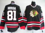 Jerseys Factory Cheap Blackhawks #81 Marian Hossa Embroidered Bl