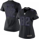 Jerseys Factory Cheap Nike Ravens #82 Torrey Smith Black Impact