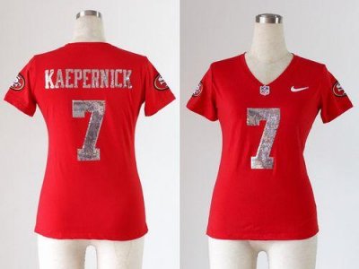Jerseys Factory Cheap Nike 49ers #7 Colin Kaepernick Red Team Co