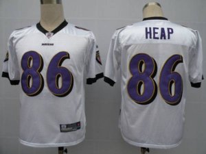 Jerseys Factory Cheap Ravens #86 Todd Heap White Stitched NFL Je