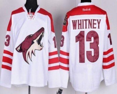 Jerseys Factory Cheap Coyotes #13 Ray Whitney White Road Embroid