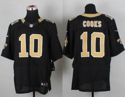 Jerseys Factory Cheap Nike Saints #10 Brandin Cooks Black Team C