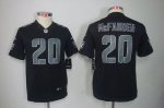 Jerseys Factory Cheap Nike Raiders #20 Darren McFadden Black Imp