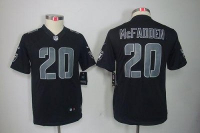 Jerseys Factory Cheap Nike Raiders #20 Darren McFadden Black Imp