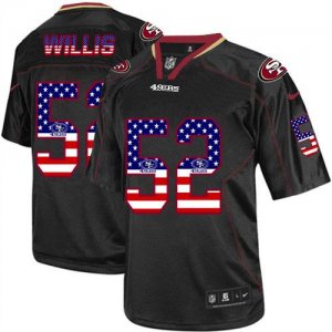 Jerseys Factory Cheap Nike 49ers #52 Patrick Willis Black Men's