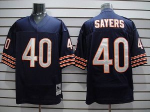 Jerseys Factory Cheap Mitchell & Ness Bears #40 Gale Sayers Blue