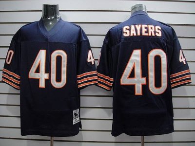 Jerseys Factory Cheap Mitchell & Ness Bears #40 Gale Sayers Blue