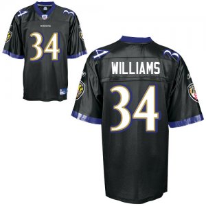 Jerseys Factory Cheap Ravens #34 Ricky Williams Black Stitched N