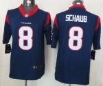 Jerseys Factory Cheap Nike Texans #8 Matt Schaub Navy Blue Team