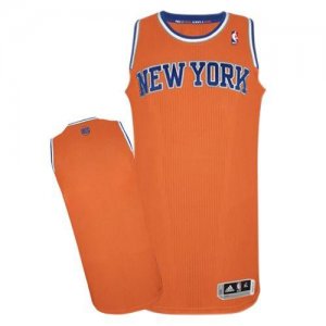 Jerseys Factory Cheap Revolution 30 Knicks Blank Orange Alternat