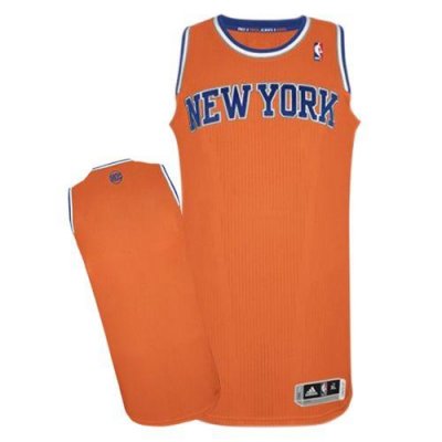Jerseys Factory Cheap Revolution 30 Knicks Blank Orange Alternat