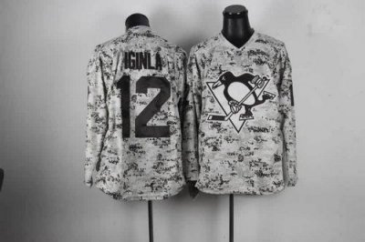 Jerseys Factory Cheap Penguins #12 Jarome Iginla Camo Embroidere