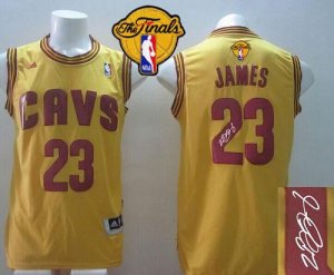 Jerseys Factory Cheap Revolution 30 Autographed Cavaliers #23 Le