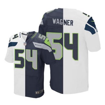 Jerseys Factory Cheap Nike Seahawks #54 Bobby Wagner White/Steel