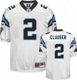 Jerseys Factory Cheap Nike Panthers #2 Jimmy Clausen White Stitc