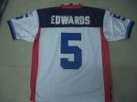 Jerseys Factory Cheap Bills #5 Trent Edwards White Stitched NFL