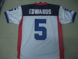 Jerseys Factory Cheap Bills #5 Trent Edwards White Stitched NFL