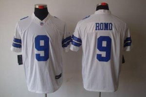 Jerseys Factory Cheap Nike Cowboys #9 Tony Romo White Men's Embr