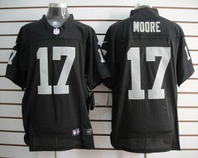 Jerseys Factory Cheap Nike Raiders #17 Denarius Moore Black Team