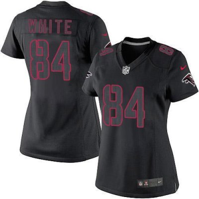 Jerseys Factory Cheap Nike Falcons #84 Roddy White Black Impact