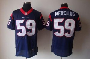 Jerseys Factory Cheap Nike Texans #59 Whitney Mercilus Navy Blue