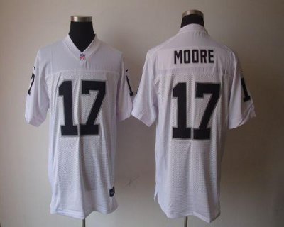 Jerseys Factory Cheap Nike Raiders #17 Denarius Moore White Men'