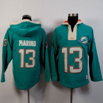 Jerseys Factory Cheap Miami Dolphins #13 Dan Marino Aqua Green P