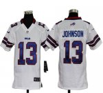 Jerseys Factory Cheap Nike Bills #13 Steve Johnson White Youth E