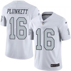 Jerseys Factory Cheap Nike Raiders #16 Jim Plunkett White Men's