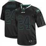 Jerseys Factory Cheap Nike Jets #24 Darrelle Revis Lights Out Bl