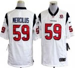 Jerseys Factory Cheap Nike Texans #59 Whitney Mercilus White Wit